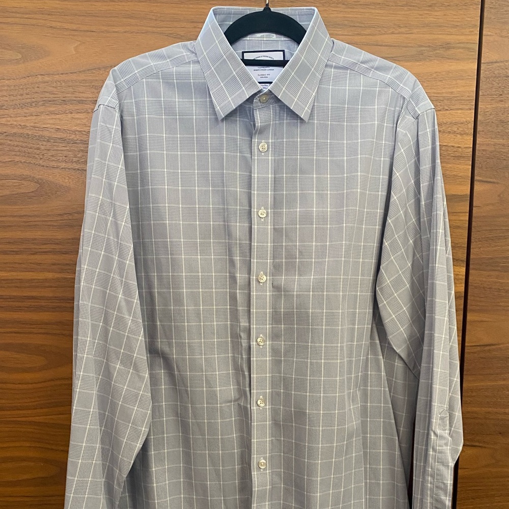 Charles Tyrwhitt - Dress Shirt - Gray Prince of Wales